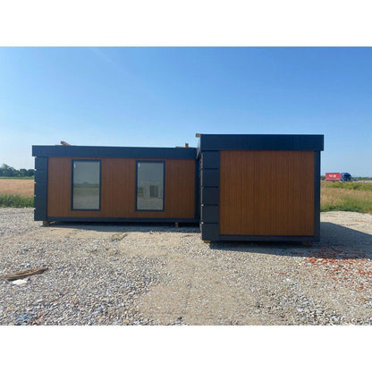 Módulo comercial combinado de 2 piezas, 3 x 6 m (36 m²)