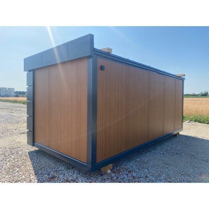 Módulo comercial combinado de 2 piezas, 3 x 6 m (36 m²)